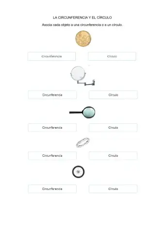 La circunferencia y el círculo