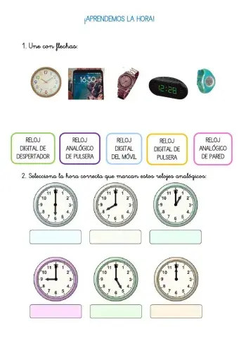 Aprendemos la hora