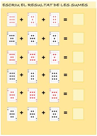 SUMES AMB CARTES N2b