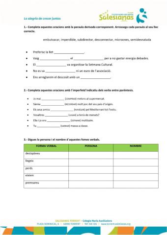 Prova Unitat 8: Valencià