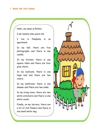 What there is-are at my place