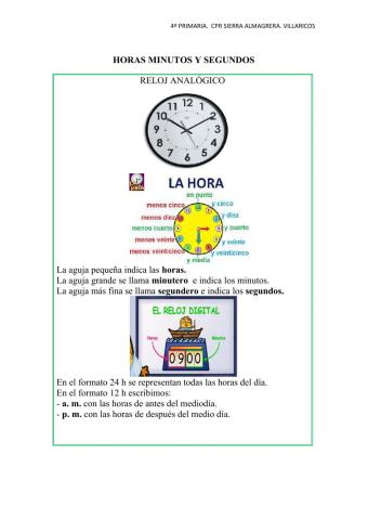 Reloj analógico y digital