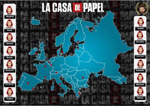 Geografía europa la casa de papel