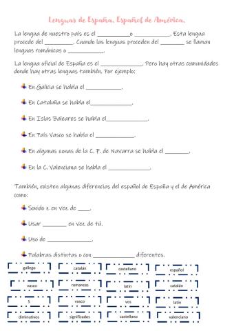 Lenguas de España y América