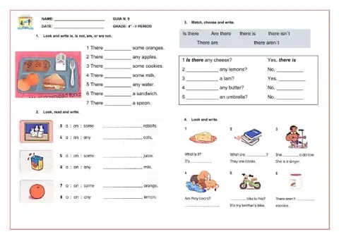 There be Noun Exercise