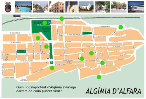 Mapa d'Algímia d'Alfara