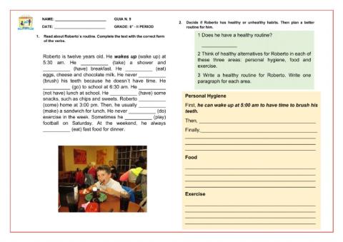 The healthy Day Exercise