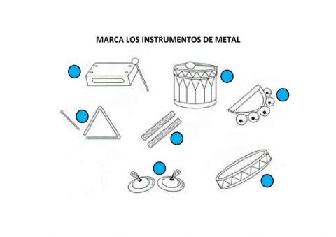 Instrumentos de percusión metal