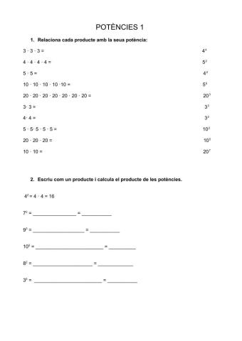 Potències 1