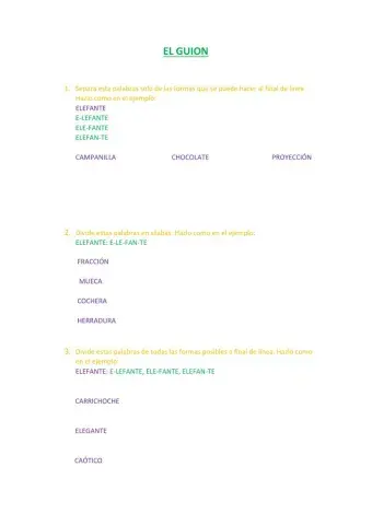 El guion