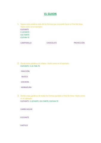 El guion