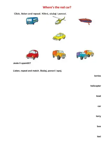 Where's the tred car?