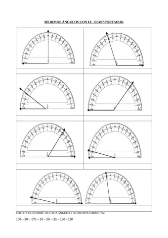 Medimos con el transportador