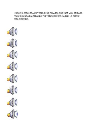 Discriminación auditiva de frases