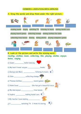 Hobbies-Likes-Dislikes+Gerund