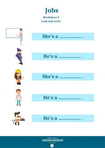 Jobs - Worksheet 3