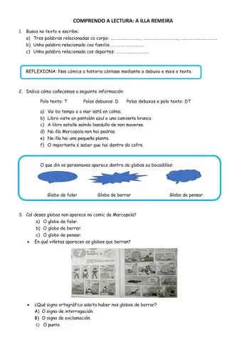 COMPRENSIÓN LECTORA MARCOPOLA