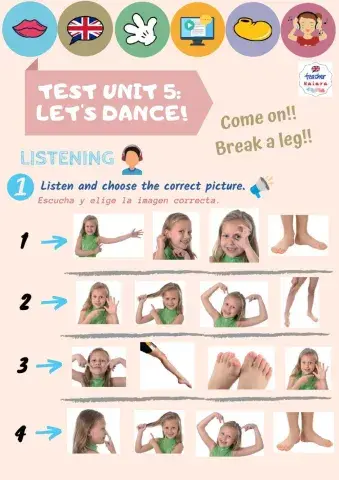 Test Unit 5 (1st grade)