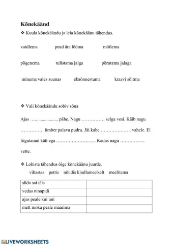 Kõnekäänud 4.klass