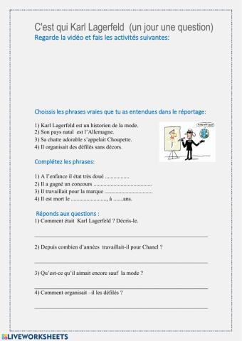 C'est qui Karl Lagerfeld