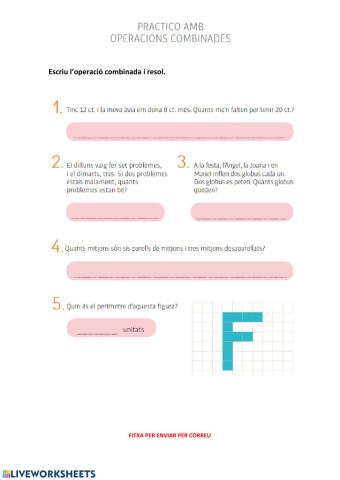 Operacions combinades