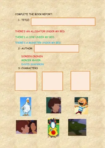 There's an alligator under my bed