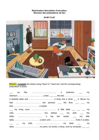 Réactivation prépositions de lieu