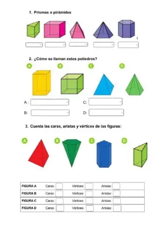 FICHA PRISMAS Y PIRÁMIDES