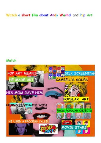 Andy Warhol and Pop Art 