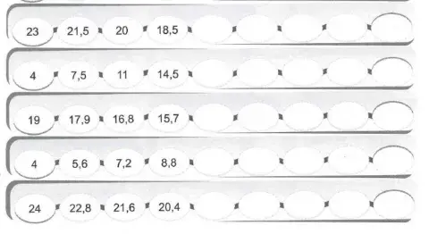 Segidak zenbaki hamartarrekin