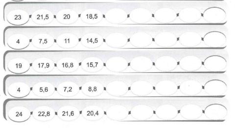 Segidak zenbaki hamartarrekin