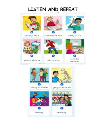 Free Time activities