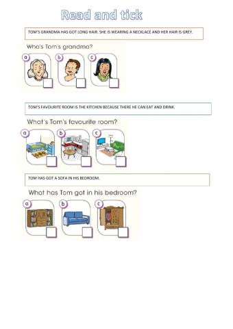 Reading comprehension