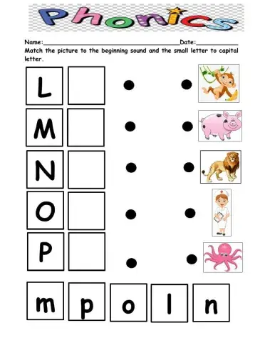 Phonics Letter L-P