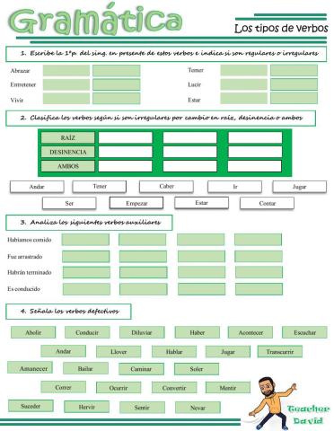 U5.Gram. Clases de verbos