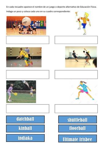 Ficha de juegos alternativos