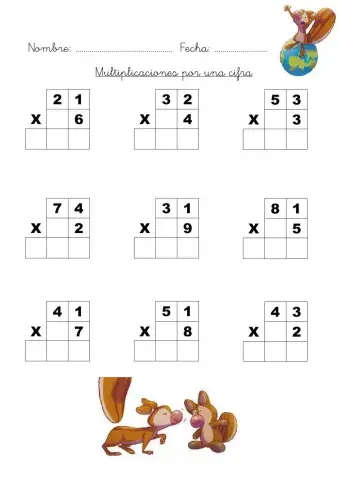 Multiplicar por una cifra
