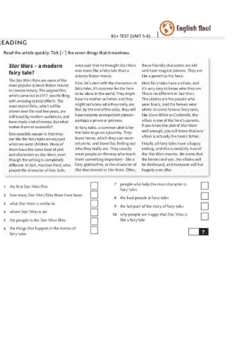 PET Reading & Listening