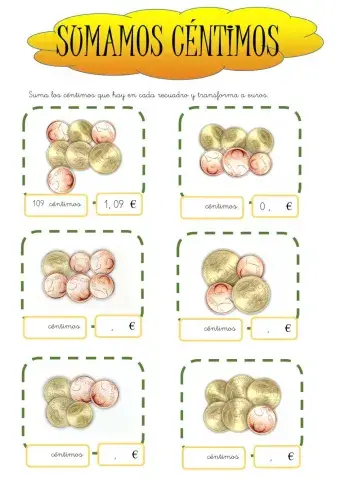 Sumamos céntimos