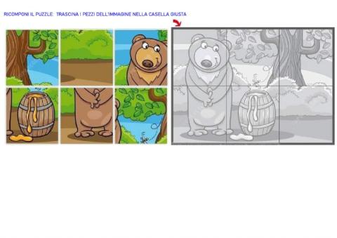 Puzzle dell'orso