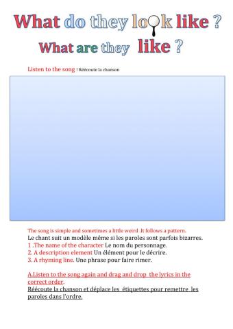 What does he liik like?