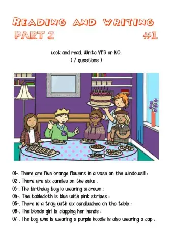 Readind and writing 2-01