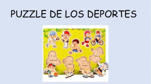 Puzzles de los deportes 4 fichas