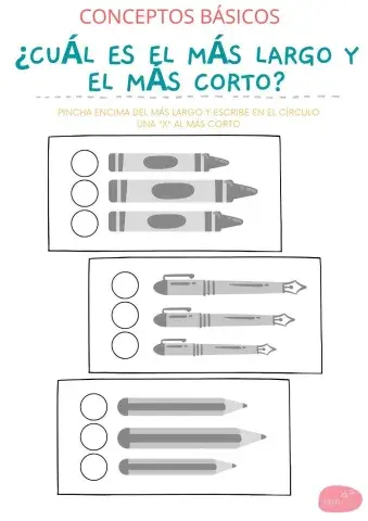 más largo-más corto