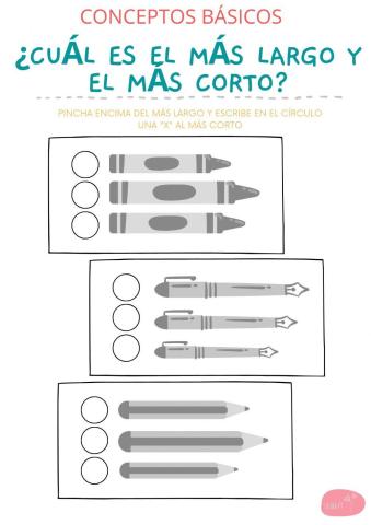 más largo-más corto