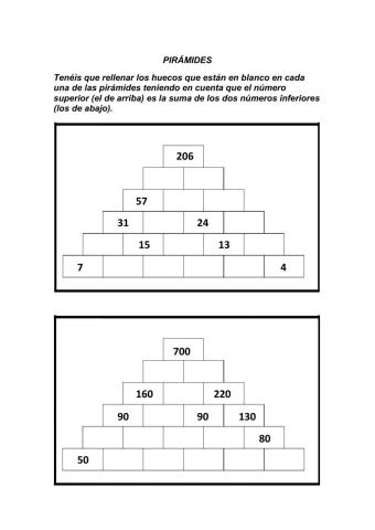 Pirámides de cálculo