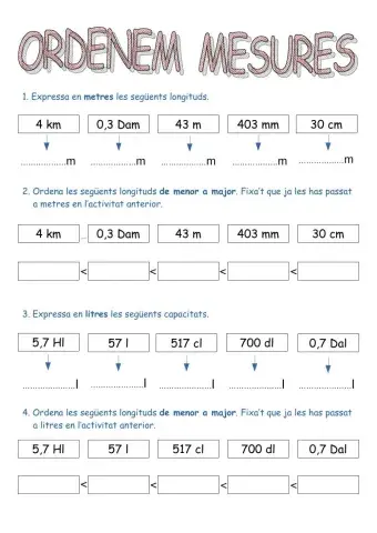 Ordenem mesures