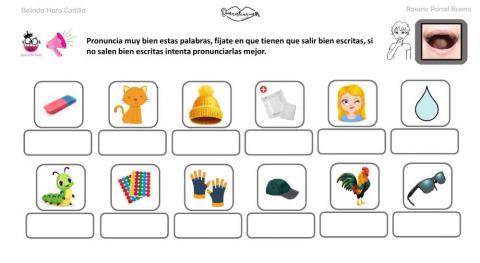 Articulación G inicial