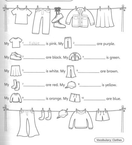 Super Minds 1 Unit 7 Clothes