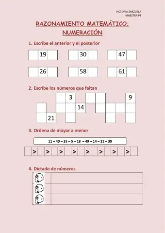Numeración abn